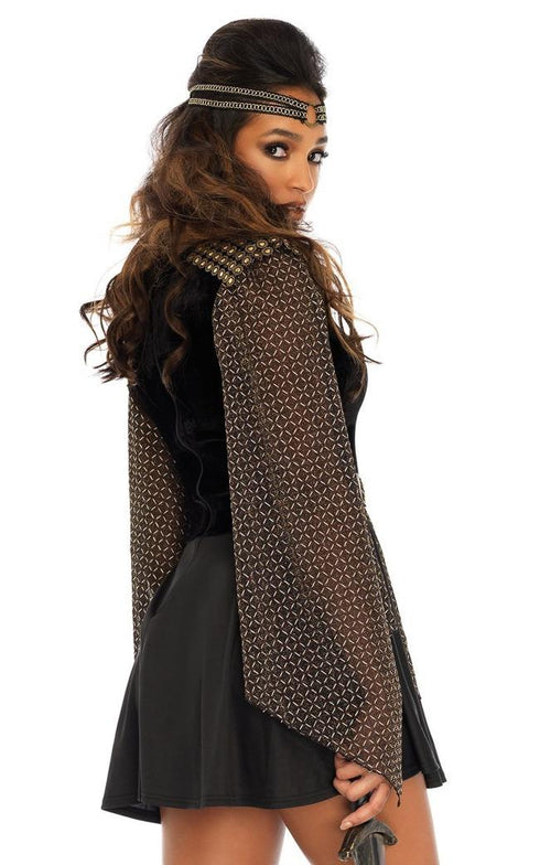 Glamazon Warrior Costume in Black - SohoGirl.com